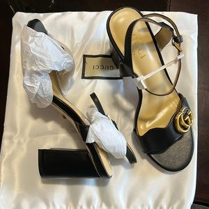 GG square/block heels